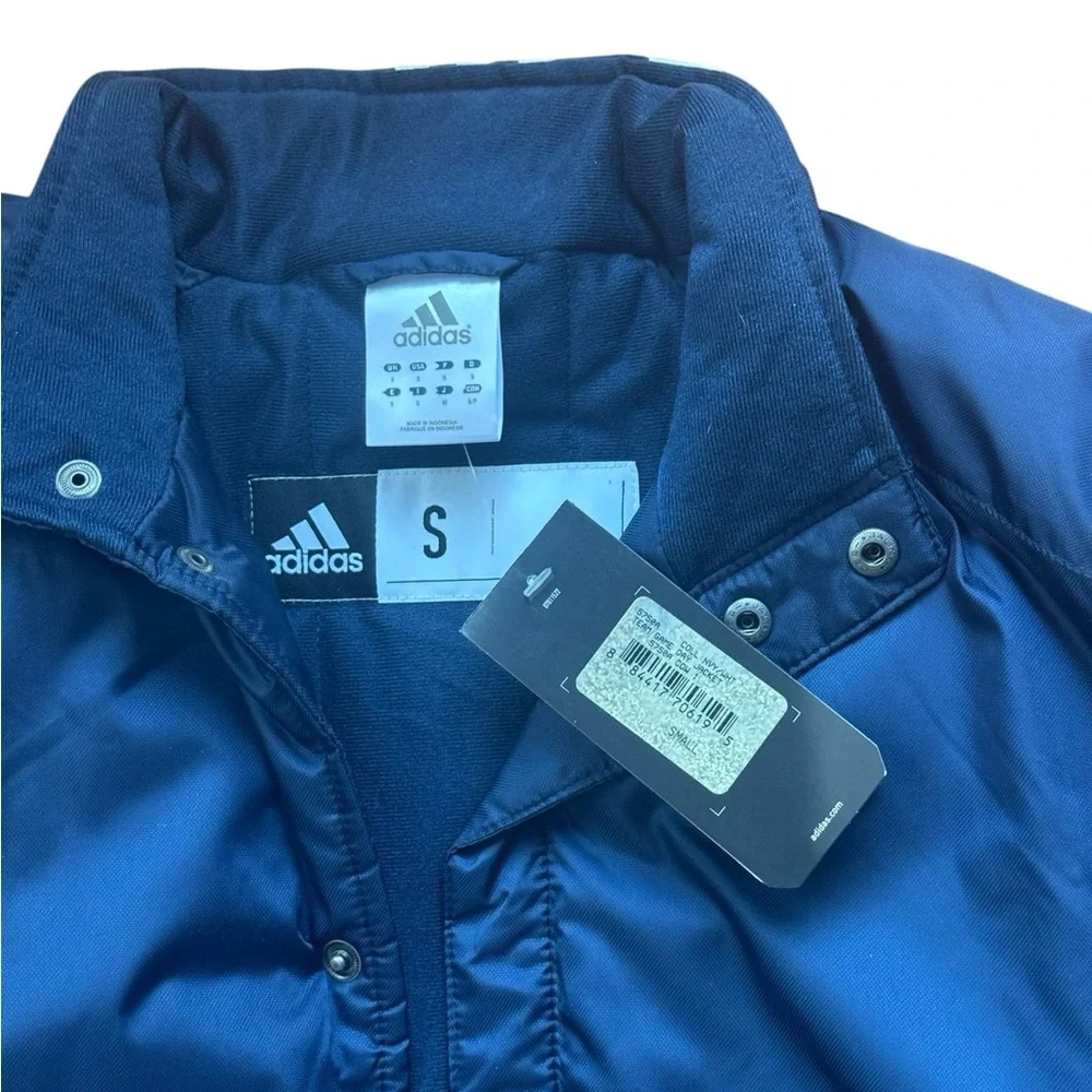 Adidas Navy Blue Jacket with White Details